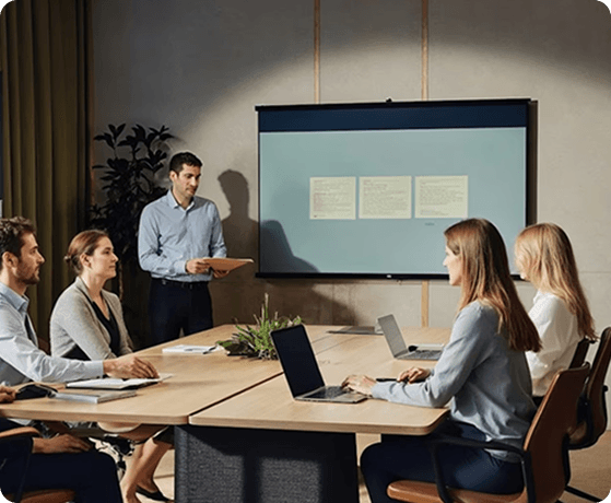 Marketing planning meeting
